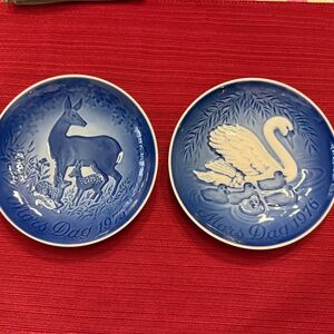 Mother's Day, Bing & Grondahl Collectible plates 1975 & 1976 (2)